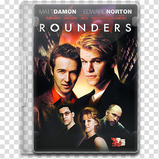 Movie Icon Mega , Rounders, Rounders movie case transparent background PNG clipart