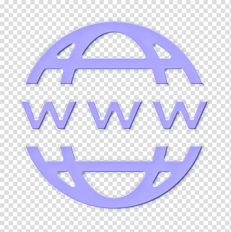 World Wide Web icon Internet icon technology icon, Symbol, Electric Blue, Logo, Circle, Oval, Sticker transparent background PNG clipart