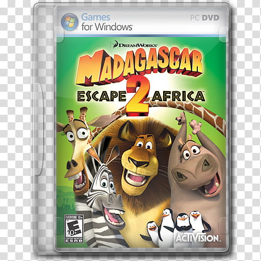 Game Icons , Madagascar Escape  Africa transparent background PNG clipart