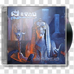 Saxon, , Metalhead icon transparent background PNG clipart