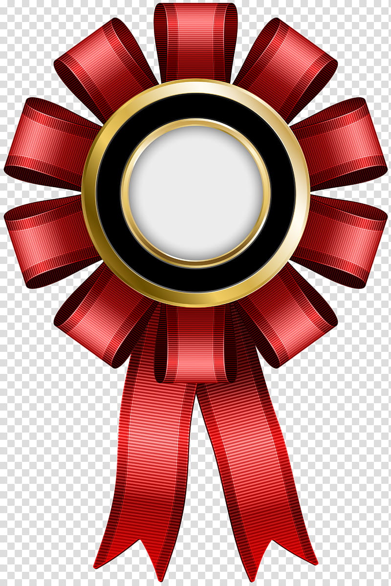 Badge Ribbon, Award, Medal, Prize, Order, Rosette, Circle, Symbol transparent background PNG clipart