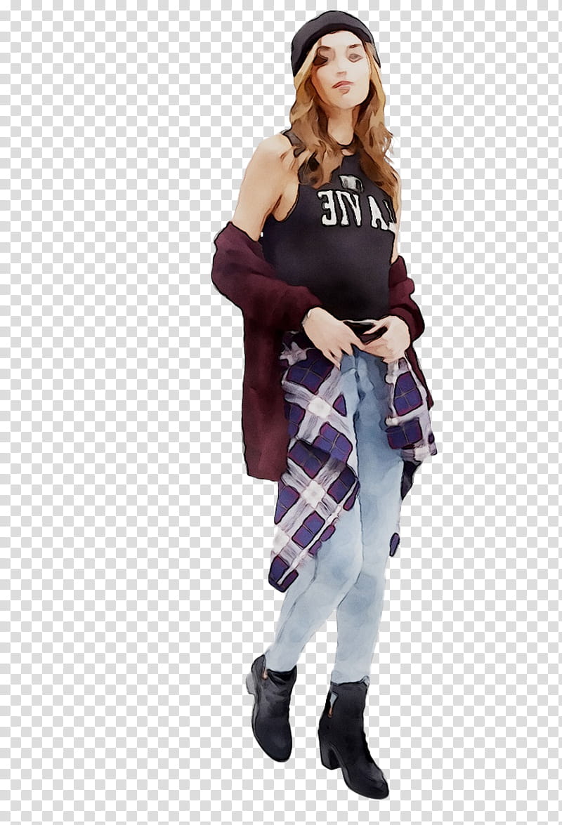 Leggings Clothing, Tartan, Costume, Headgear, Purple, Plaid, Beanie, Muscle transparent background PNG clipart