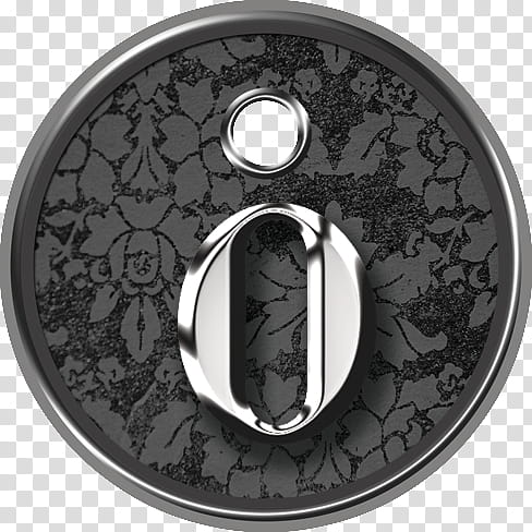 Metal Tags John Hancock, round gray keyhole transparent background PNG clipart