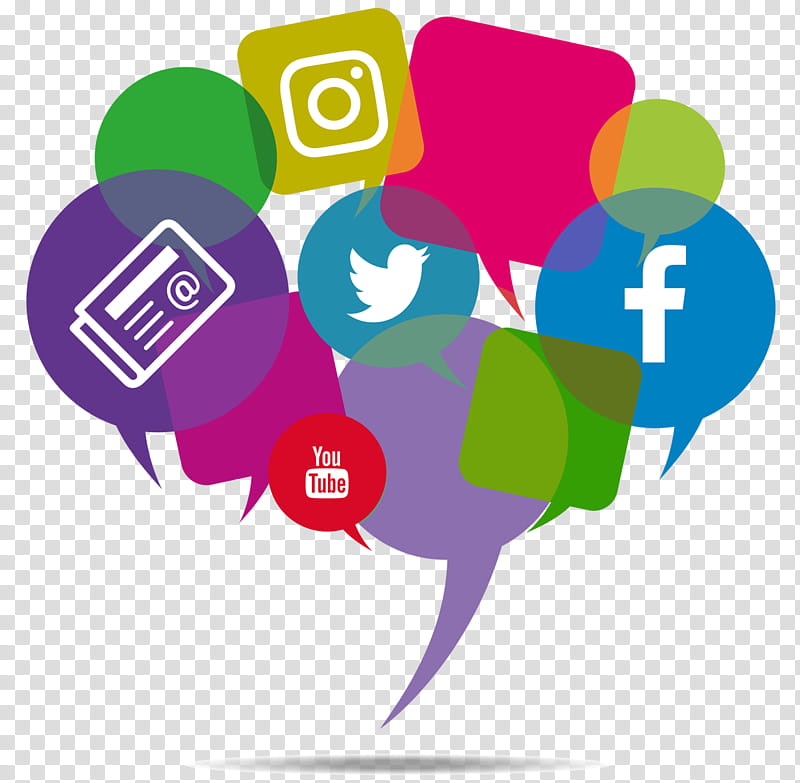 Social Media Logo, Marketing, Communication, Social Media Marketing, Management, Digital Marketing, Advertising, Target Market transparent background PNG clipart