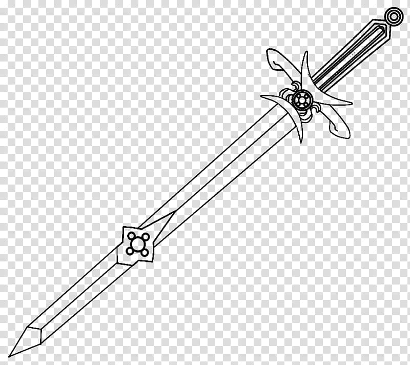 Sword of the Mystical Silver Crystal Base Anime transparent background PNG clipart