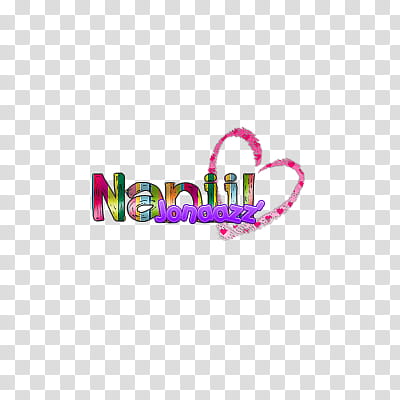 Nanii Jonaazz, multicolored nanul jonaazz text transparent background PNG clipart