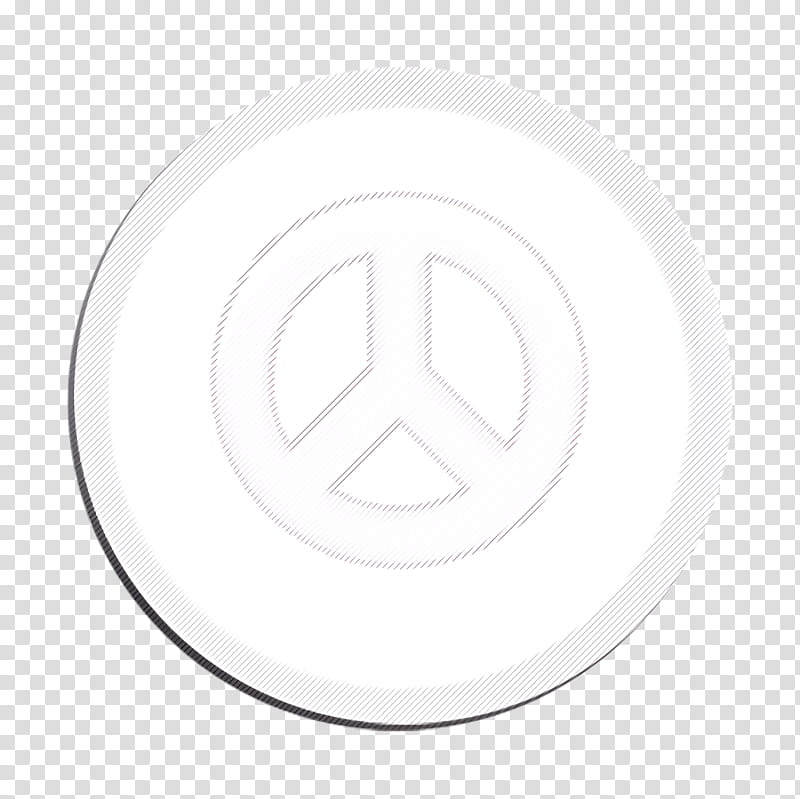 Circle Icon, Peace Icon, Sign Icon, Wheel, Tableware, Meter, White, Symbol transparent background PNG clipart