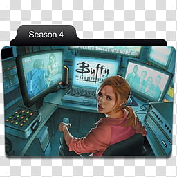 Buffy Folder Icons , Buffy Season  transparent background PNG clipart