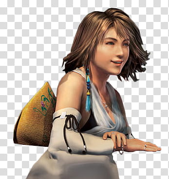 Yuna FFX files, Final Fantasy X Yuna transparent background PNG clipart