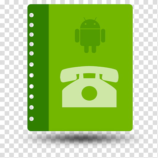 Android Green Icons, Contacts transparent background PNG clipart