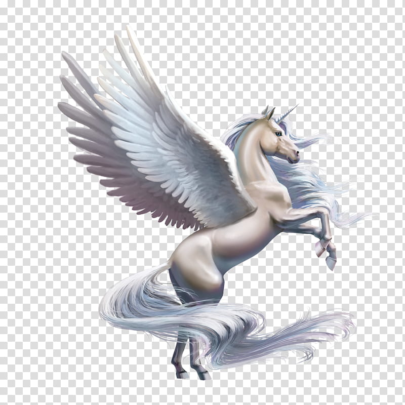 Unicorn, Winged Unicorn, Pegasus, Swift Wind, Flying Horses, Unicorn Horn, Figurine, Angel transparent background PNG clipart