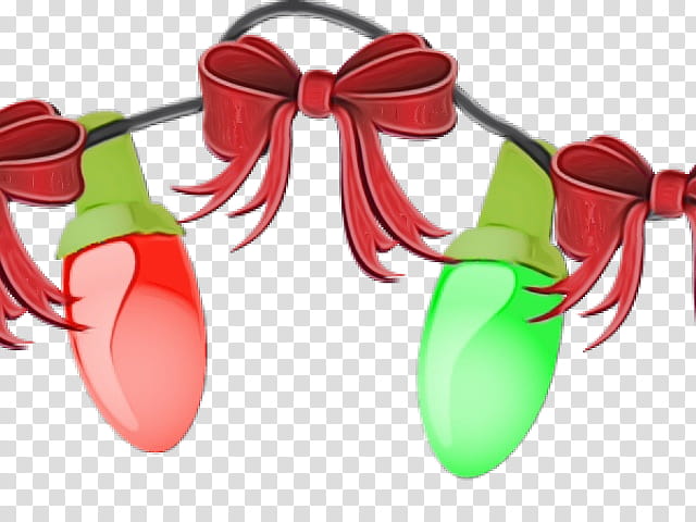 Red Christmas Ribbon, Watercolor, Paint, Wet Ink, Christmas Lights, Christmas Day, Animation, Lighting transparent background PNG clipart