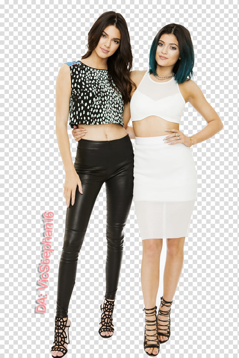Kylie y Kendall Jenner transparent background PNG clipart