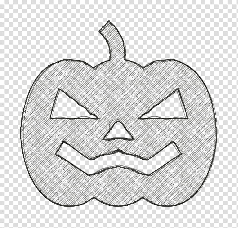 halloween icon horror icon jack icon, Pumpkin Icon, Head, Smile, Blackandwhite, Mouth, Headgear, Line Art transparent background PNG clipart