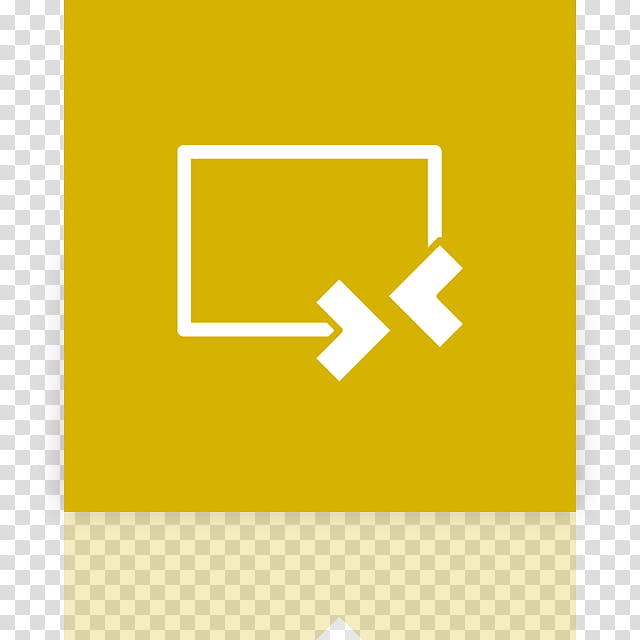 Metro UI Icon Set  Icons, Remote Desktop_mirror, square white arrow icon art transparent background PNG clipart