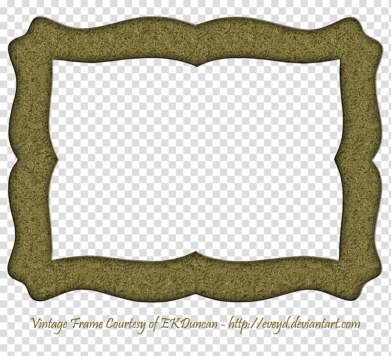 Funky Embossed Metal Frame  transparent background PNG clipart