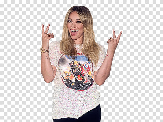 Hilary Duff  ,  transparent background PNG clipart