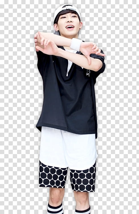 Seventeen Wonwoo, man doing hand gesture transparent background PNG clipart