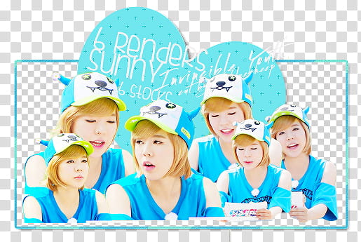 Renders Sunny InvincibleYouth suibluesheep da, women's white and blue fitted caps transparent background PNG clipart