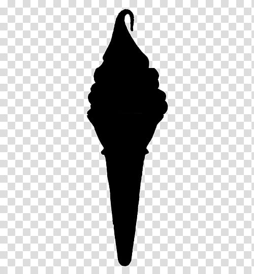 Ice Cream Cone, Finger, Silhouette, Black M, Soft Serve Ice Creams transparent background PNG clipart