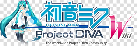 Project DIVA Wiki Logo v Miku V HQ transparent background PNG clipart
