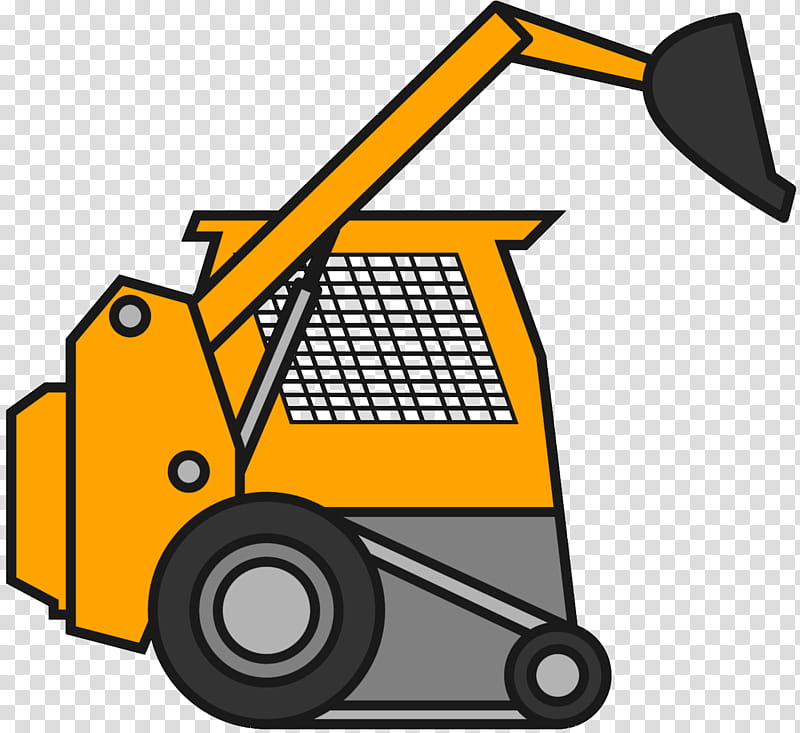 Cartoon Vehicle, Cartoon, Machine, Excavator, Continuous Track, Technology, Line, Construction Equipment transparent background PNG clipart
