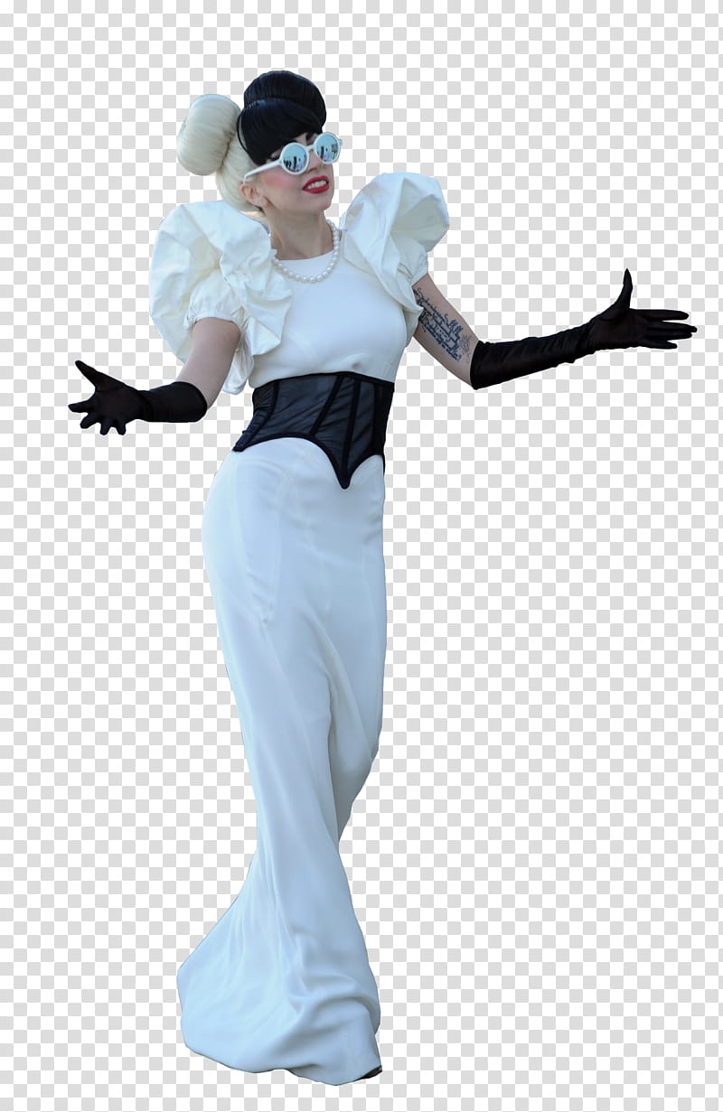 Lady Gaga , Lady Gaga spreading arms transparent background PNG clipart