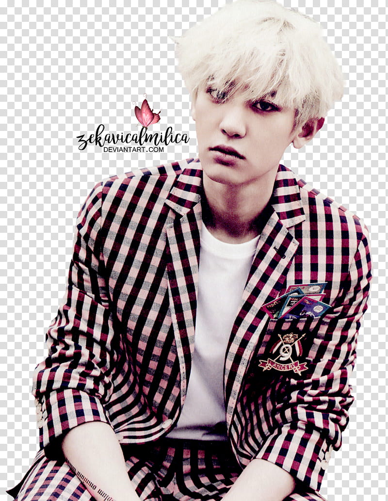 EXO Chanyeol Love Me Right, man taking selfie with text overlay transparent background PNG clipart