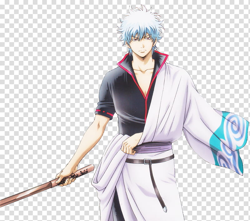 Sakata Gintoki Render, Gintoki Sakata transparent background PNG clipart