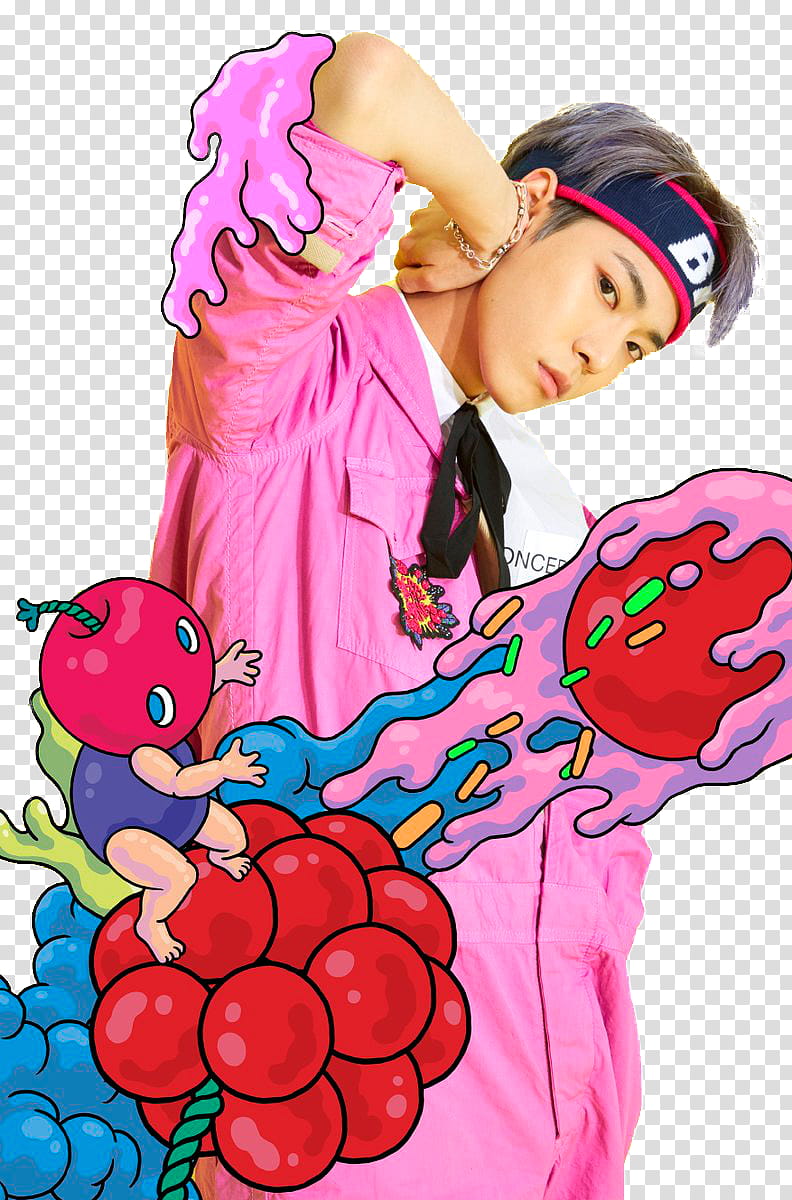  Cherry Bomb Img  , Doyoung ()-Edit transparent background PNG clipart