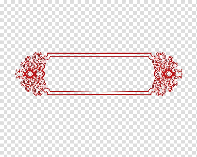 Decorative Borders, Drawing, Line Art, Chinese Language, Pink, Rectangle transparent background PNG clipart