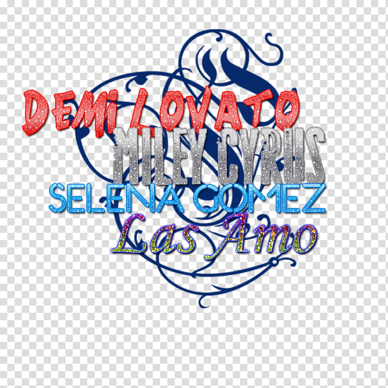 Texto Demetria Gomez Cyrus transparent background PNG clipart