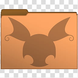 Pokemon Chu Set  of  Shiny Folder Icons, Raichu-Icon-S transparent background PNG clipart