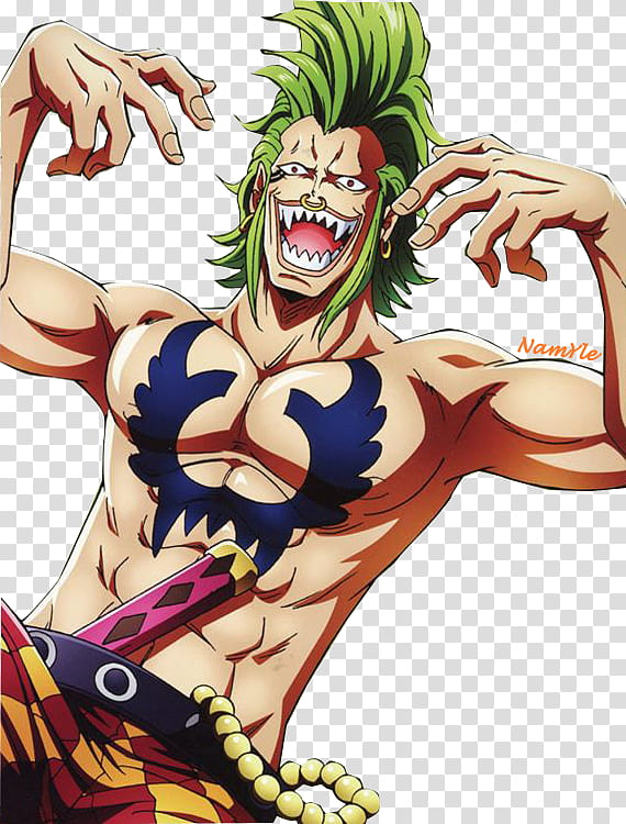 Bartolomeo Render, male One Piece character transparent background PNG clipart
