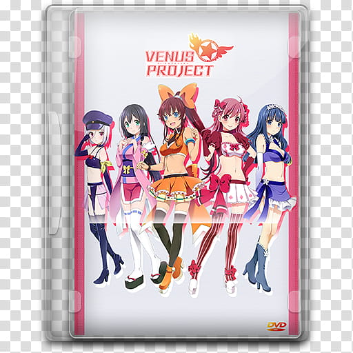 Summer  Anime TV DVD Style Icon , Venus Project, Climax, Venus Project DVD case transparent background PNG clipart