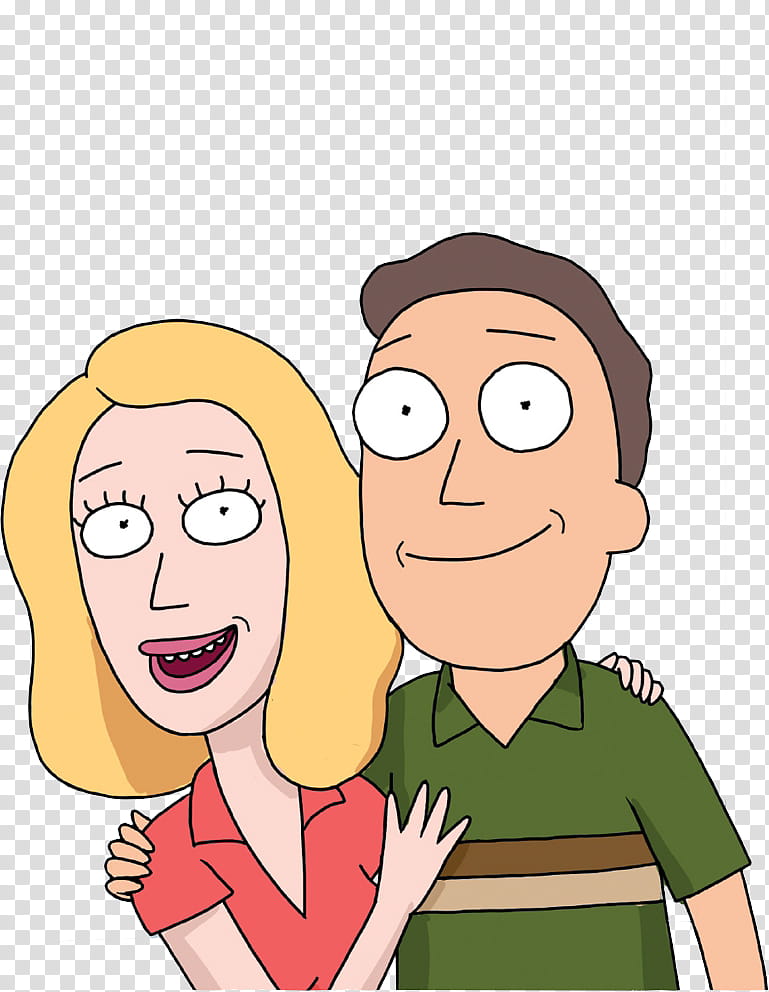 Rick and Morty HQ Resource , woman and man transparent background PNG clipart