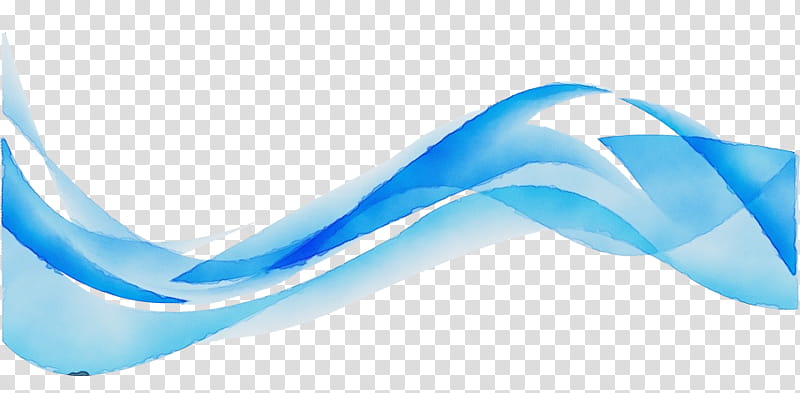 Wave, Watercolor, Paint, Wet Ink, Wind Wave, , Dispersion, Blue transparent background PNG clipart