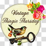 Vintage Thingie Thursday illustration transparent background PNG clipart