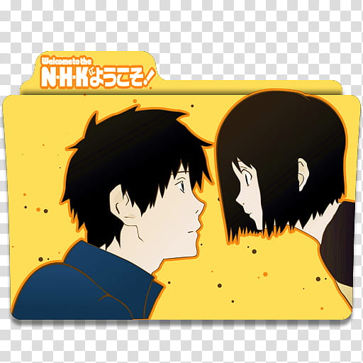 Anime Icon , welcome to the NHK v transparent background PNG clipart