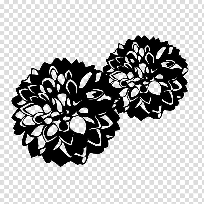 Black And White Flower, Chrysanthemum, Floral Design, Black White M, Cut Flowers, Petal, Black M, Blackandwhite transparent background PNG clipart