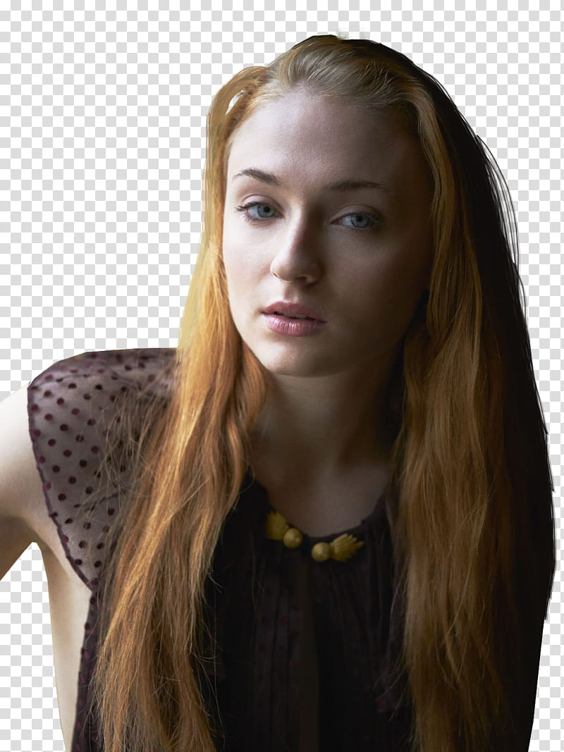 SOPHIE TURNER,  transparent background PNG clipart