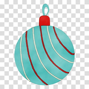 Christmas ornament, Watercolor, Paint, Wet Ink, Turquoise, Holiday Ornament, Teal, Christmas Decoration transparent background PNG clipart thumbnail