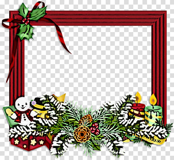 frame, Frame, Wreath, Interior Design, Plant, Christmas Decoration, Holly transparent background PNG clipart