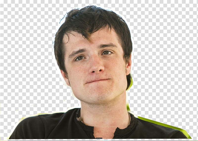 Josh Hutcherson, man's face transparent background PNG clipart