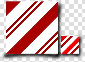 D illustration of two square white and red striped boxes transparent background PNG clipart