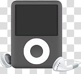 iPod classic for CAD, black and white iPod classic transparent background PNG clipart