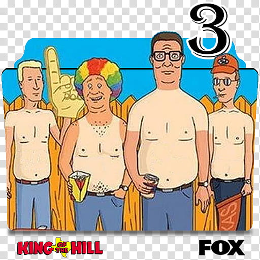 King of the Hill series and season folder icons, King of the Hill S ( transparent background PNG clipart
