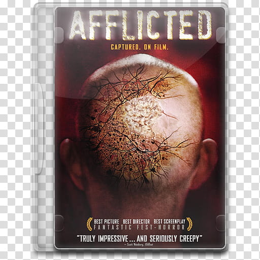 Movie Icon , Afflicted, Afflicted DVD case transparent background PNG clipart