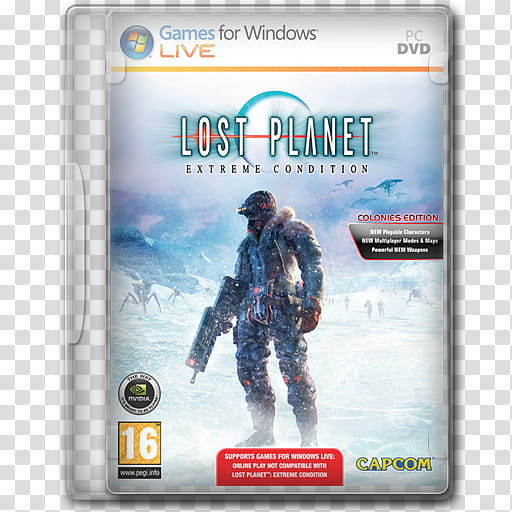 Game Icons , Lost Planet Extreme Condition Colonies Edition transparent background PNG clipart