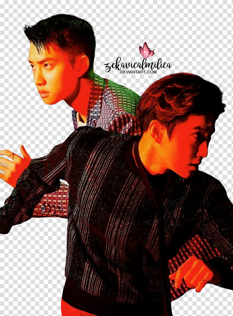 EXO The Power Of Music, Exo's D.O. and Suho transparent background PNG clipart